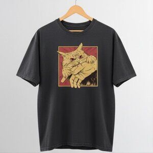 Vintage Cat Bite Unisex T-shirt